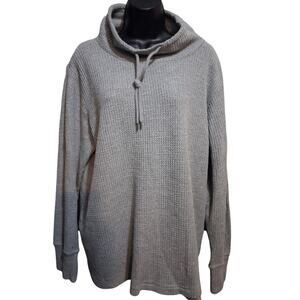 Maurices Shirt XXL Gray Pullover Casual Textured Casual Outdoor Top